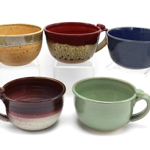 Large 20 ounce Soup or Cereal Mug, Bowl with Handle, Christmas, Birthday Gift