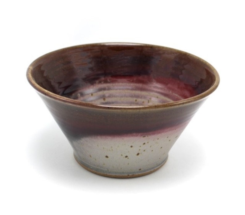 Large Pottery Mixing Bowl, Handmade Stoneware Serving Bowl, Pottery Bowl, Decorative Ceramic Bowl image 4