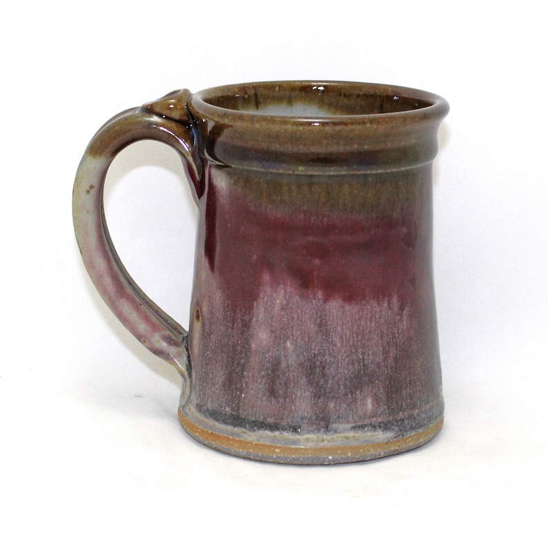 Handmade Pottery Mug, Stoneware Mug, Coffee Mug, Tea Mug, Mug for Mom, Large Coffee Mug, Fathers Day Gift, Birthday Gift, Coffee Lover Gift Purple Cranberry