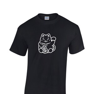 Lucky Cat Shirt - Japanese Fortune Cat Maneki Neko T Shirt
