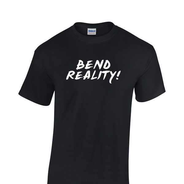 T-shirt Bend Reality similaire à celui porté par Jim Kwik dans les tailles homme et femme
