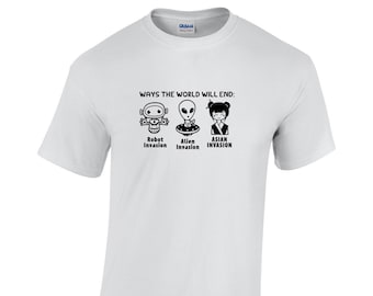 Asian Invasion T-shirt - Etsy