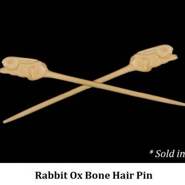Ox Bone Chinese Hair Sticks - Japanese Hair Pins