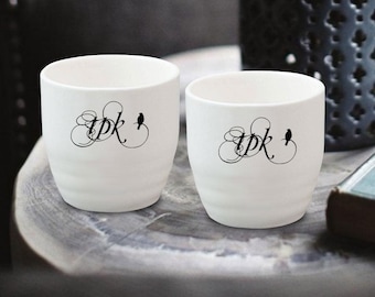 24+ Personalized 1.5 oz. White Sake Cups, Personalized Japanese Sake Cup