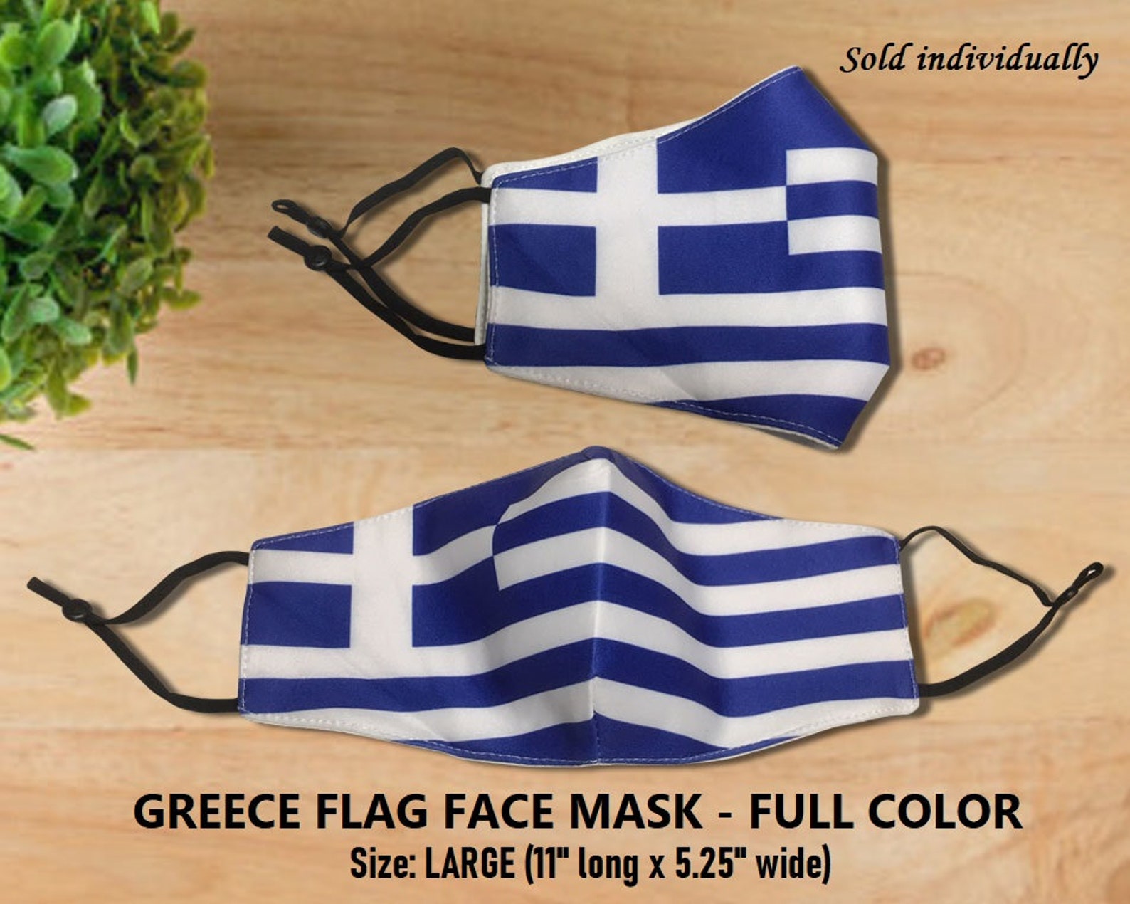 Greece Flag Face Mask Reusable Premium Black Face Masks Etsy