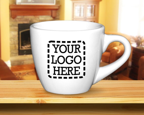 30 Tapered Personalized Espresso Cup Favors 3.5 Oz. I.T.I. Dover