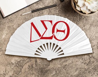 13 Inch Personalized Clacking Fans with Front Print - No Minimum