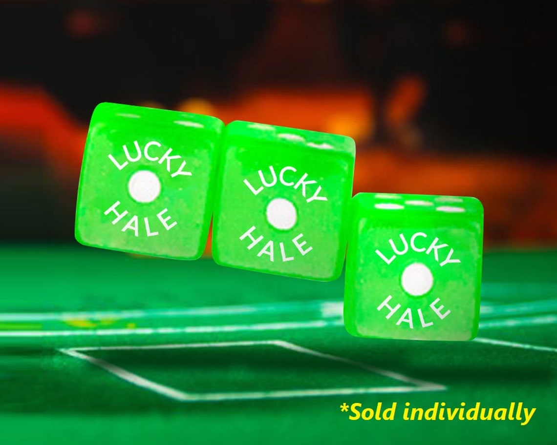50 Custom Printed Dice Wedding Favors Casino Party Supplies Etsy