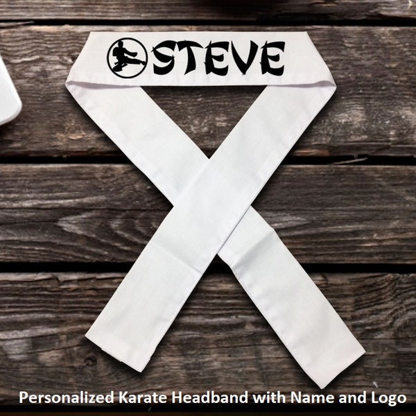 Personalized Karate Headband with Your Name