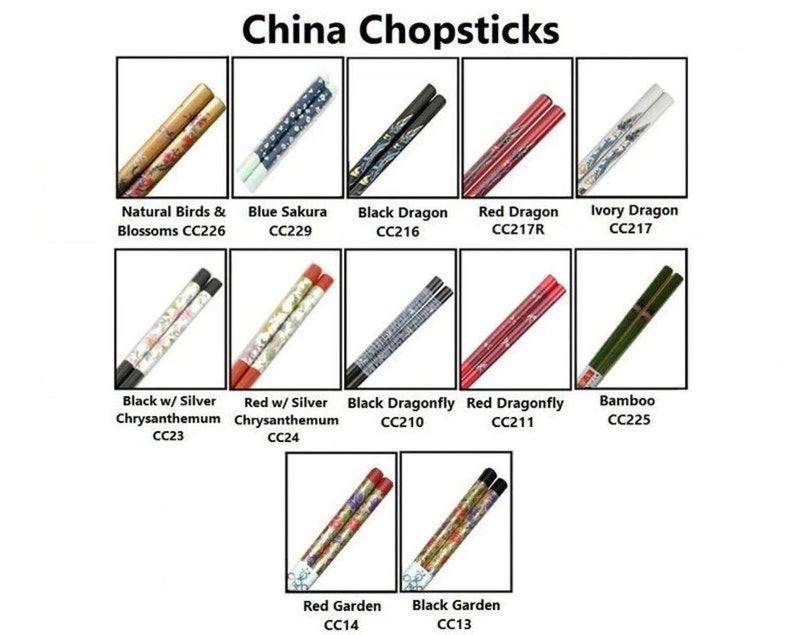 Chopsticks at Bulk Rate set of 5 Pairs Etsy