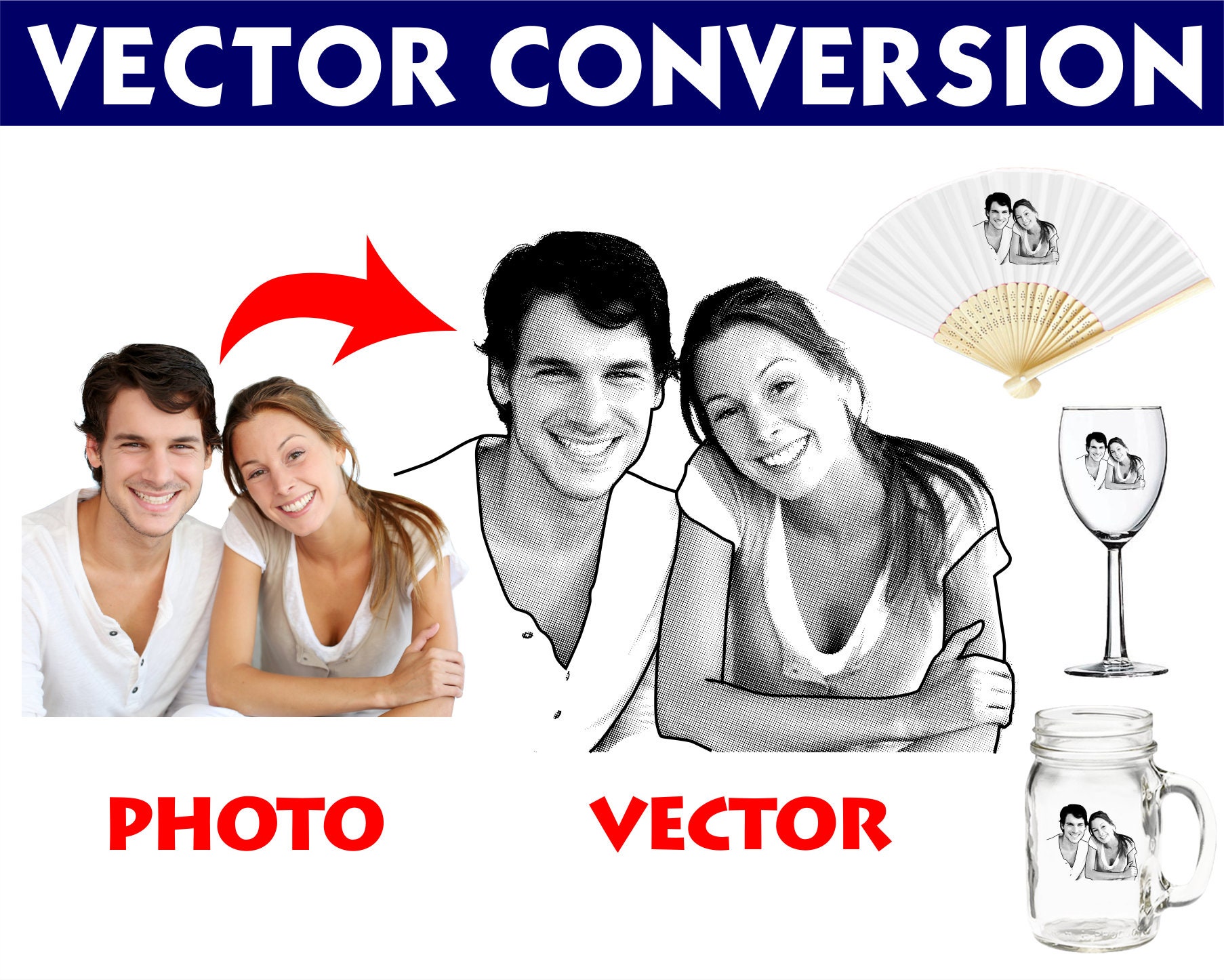 Vector Conversion Service - Vectorize Image. Convert Your Logo ...