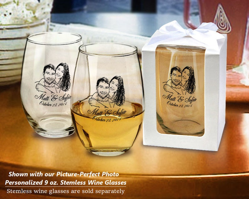 White Gift Box for 9 Oz. Stemless Wine Glasses set of 10 Etsy