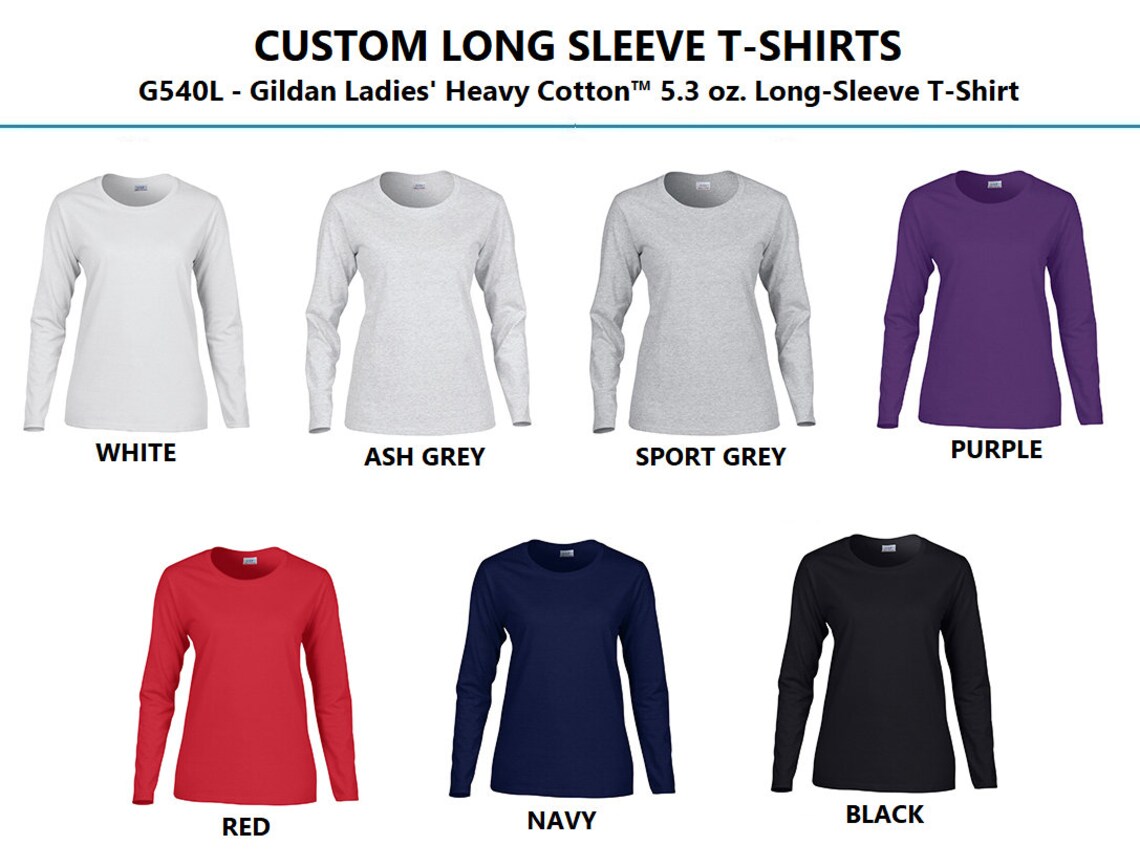etsy long sleeve t shirts