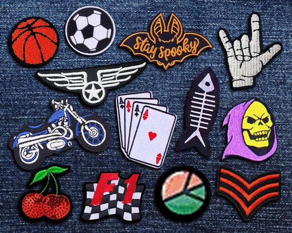 Embroidery Iron-on Patch,21 Pcs Planet Embroidery Iron-on Sticker