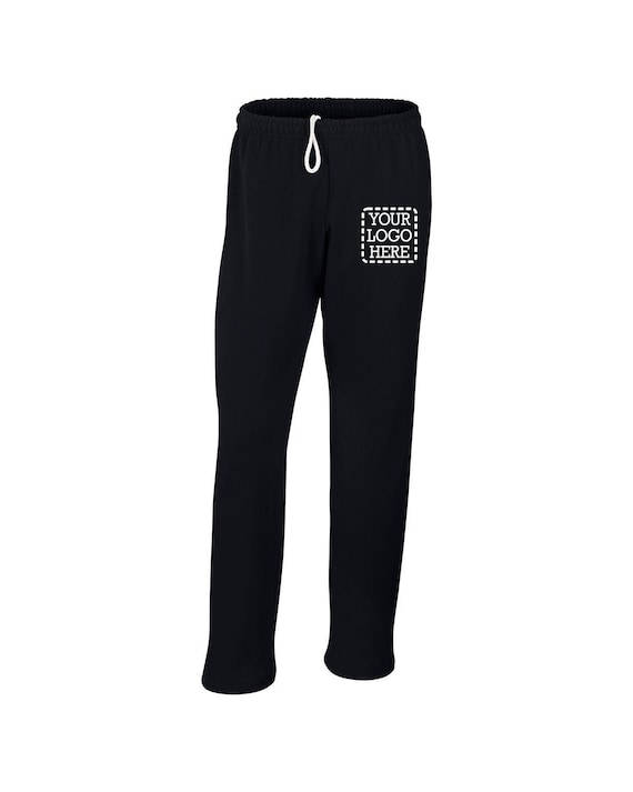 6 Custom Men's Sweatpants 8 Oz. Gildan Heavy Blend™ 50/50 Open