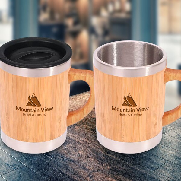 Bamboo Travel Mug Etsy