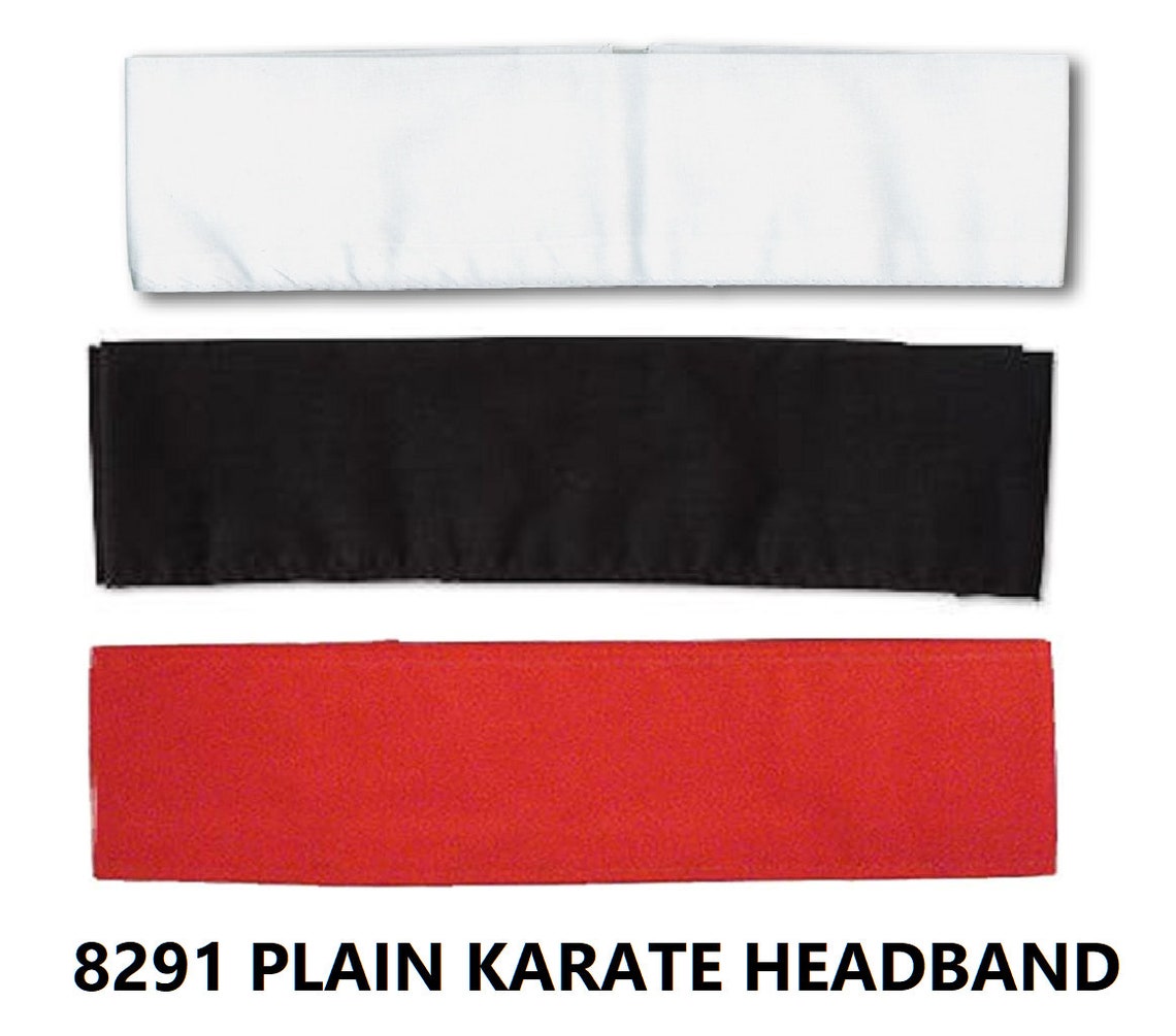 Karate Headband Martial Arts Head Bands for Kids and Adults Etsy