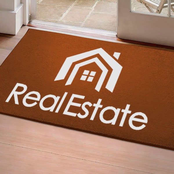 Business Logo Door Mat Etsy