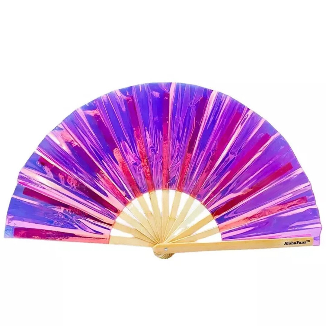 Clacking Fans 20+ Iridescent Clacking Fans, Dance Fan, Festival Party Fan - Etsy