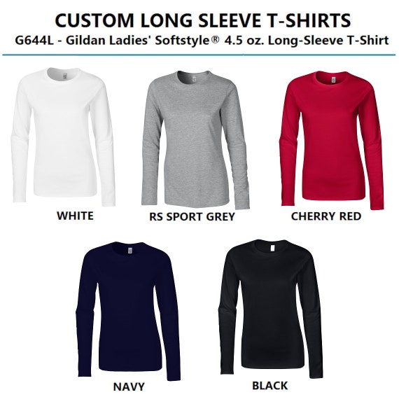 gildan long sleeve women's