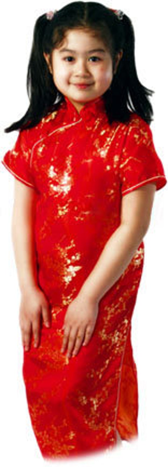 Girls Plum Blossom Chinese Dress Children s Chinese New Year Dress Qipao Kids Cheongsam Etsy UK