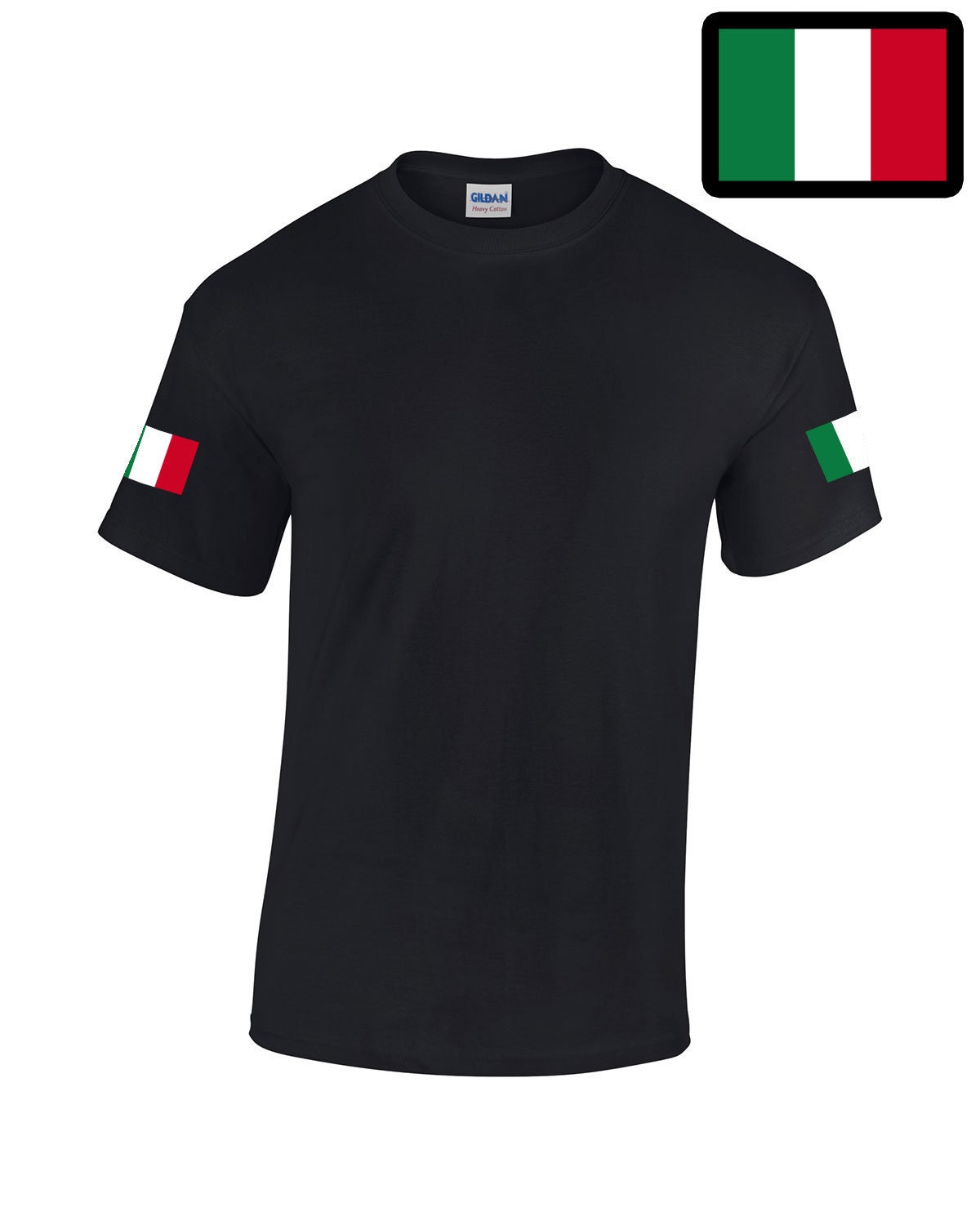Italy Flag Shirt, Italian Country Pride T-shirt for Men and