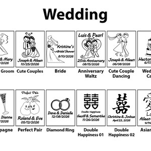 50+ Personalized Poker Chips - Perfectly Suited Ace King 14 Grams Wedding Favor Poker Chips image 3