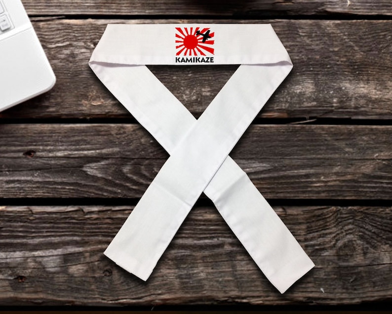 Kamikaze Rising Sun Head Band Karate Headband Martial Arts Etsy