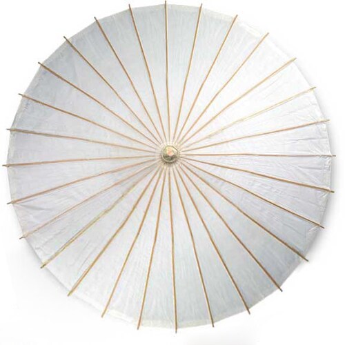 32 White Paper Umbrella Wedding Parasols White Etsy
