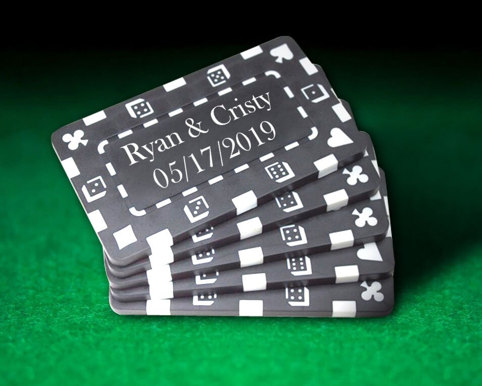 CUSTOM 75 EUROPEAN STYLE RECTANGULAR POKER CHIP PLAQUES - get Louis Vuitton  logo on these.