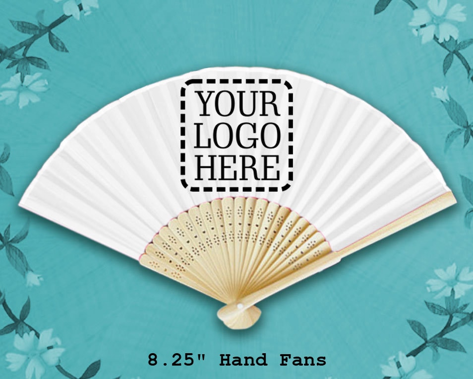 Full-Color Promotional Paper Fans, Personalized Hand Fans
