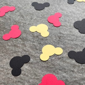 Mickey Mouse Table Scatter,Mickey Mouse Inspired Party Decor,Mickey Mouse Confetti,Mickey Mouse Theme, Custom Confetti