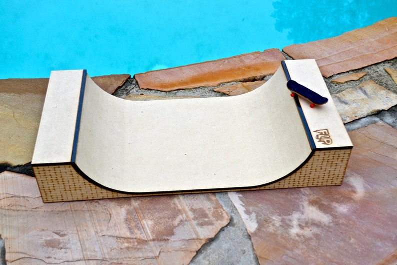 Fingerboard Ramp Obstacle Halfpipe Mini ramp with Metal Etsy