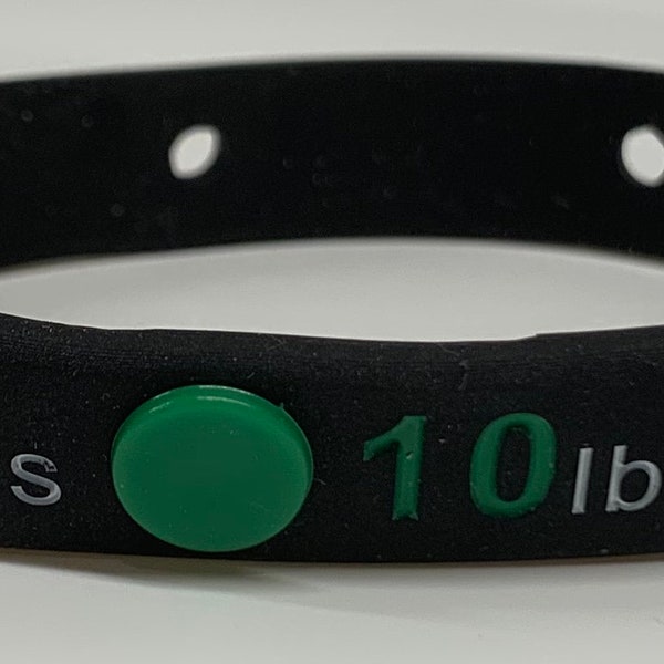 Black and Green Tracking Weight Loss Bracelet