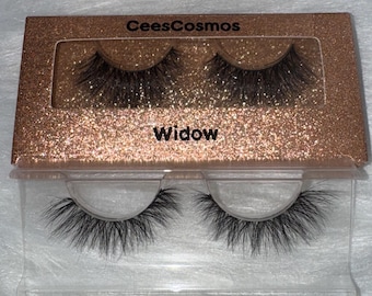 Pestañas postizas 3D de visón sintético de 18 a 25 mm