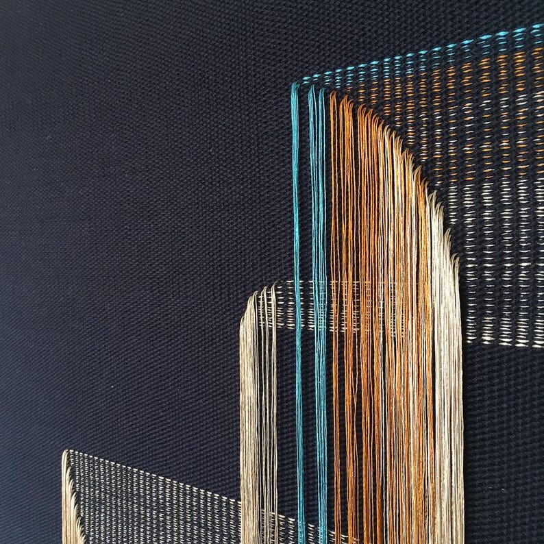 Fibonacci II - Handwoven Textile Artwork - Etsy