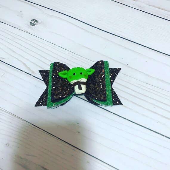 baby yoda hair bow