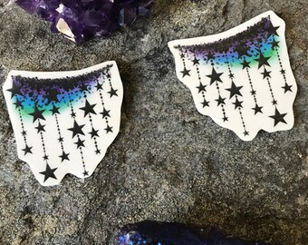 Star Temporary Tattoo: Witchy Halloween Makeup, Glam Glitter Eyes
