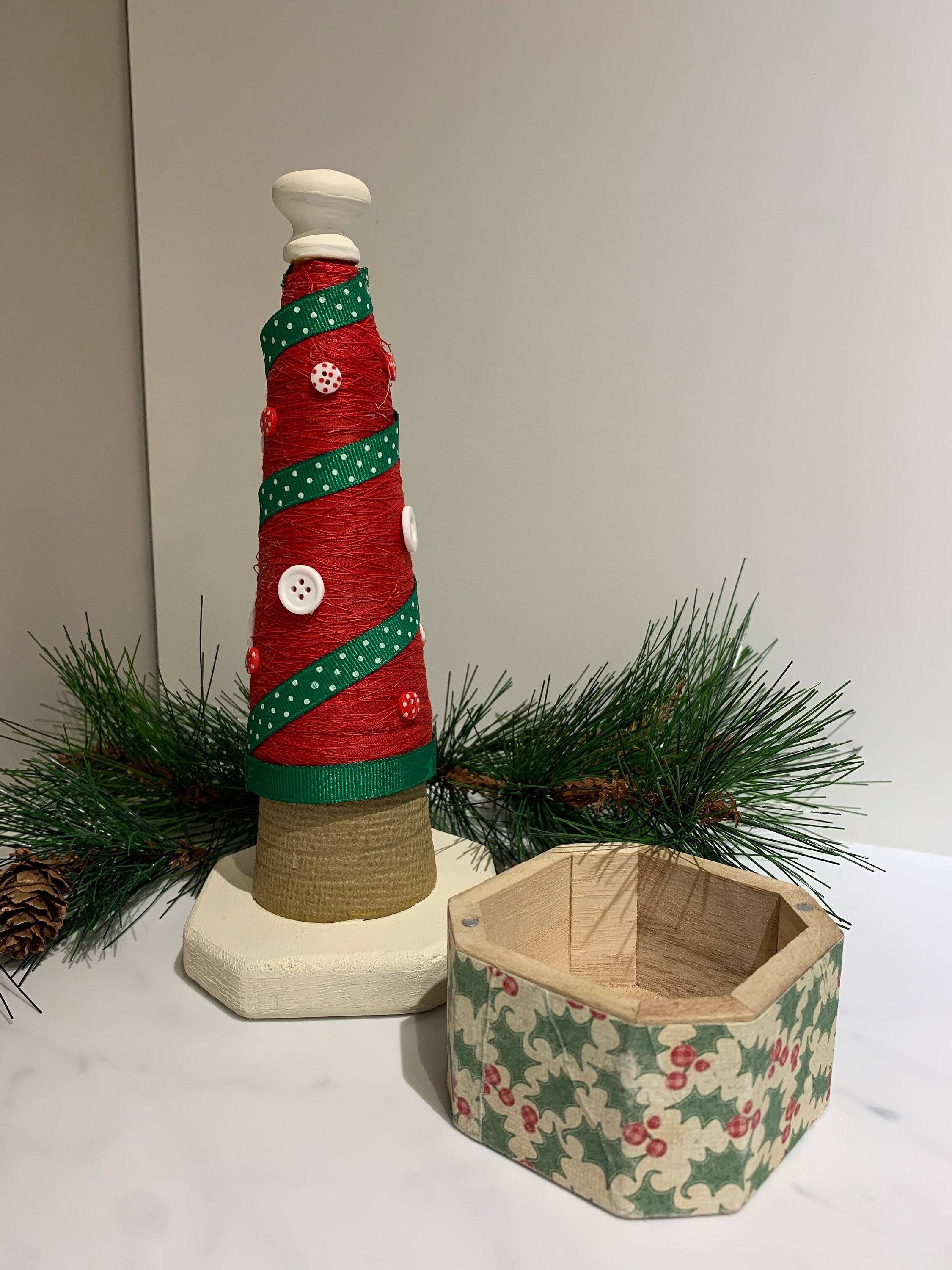 Christmas Tree Decorative Box choose from 4 styles Etsy