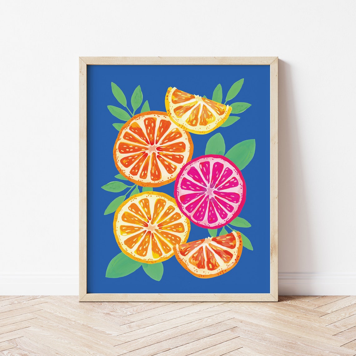 Oranges Wall Art Citrus Artwork Print Citrus Wall Art Etsy