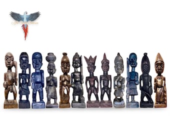 Orisha Ebony Wood Statues