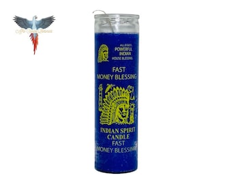 Indian Spirit Fast Money Blessing Mystic Candle