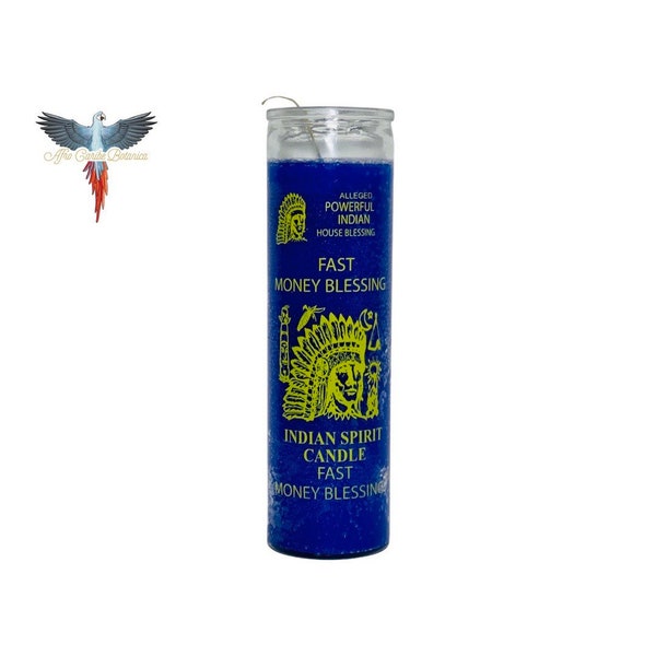 Indian Spirit Fast Money Blessing Mystic Candle