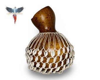 Gourd Shaker With Cowrie Shells/Shekere