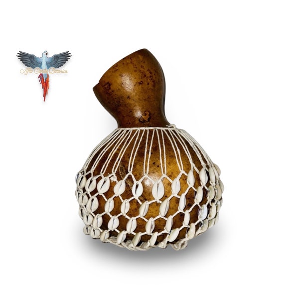 Gourd Shaker With Cowrie Shells/Shekere