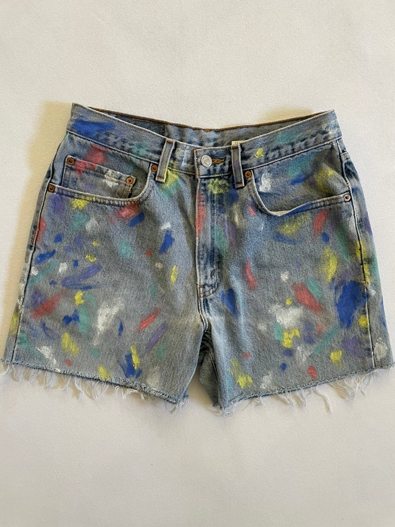 W29 Vintage 90s Levi’s Shorts Cut Off 550 Jean Han