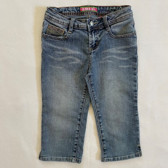 Size Girls 8 Vintage Y2K Zana Di Capri Jeans Pedal Pushers Medium