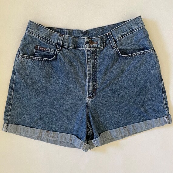 Size XL Vintage 90s Riders Jean Shorts Lee High R… - image 2