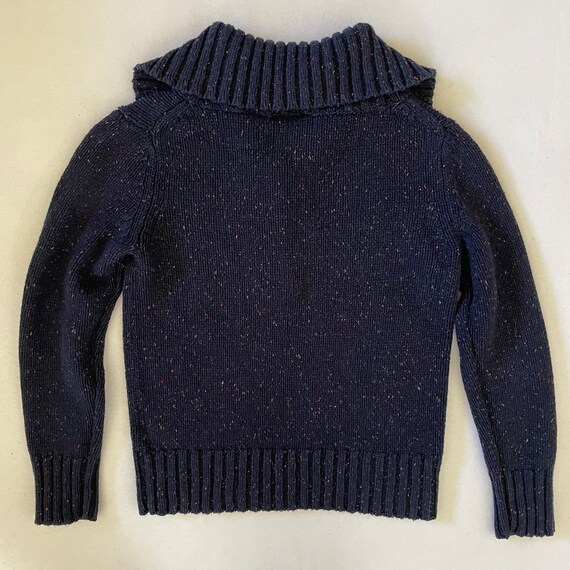 Size S Vintage Y2K Classic Blues Sweater Navy Spe… - image 2