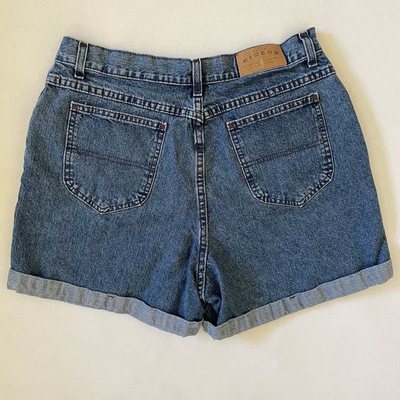 Size XL Vintage 90s Riders Jean Shorts Lee High R… - image 1